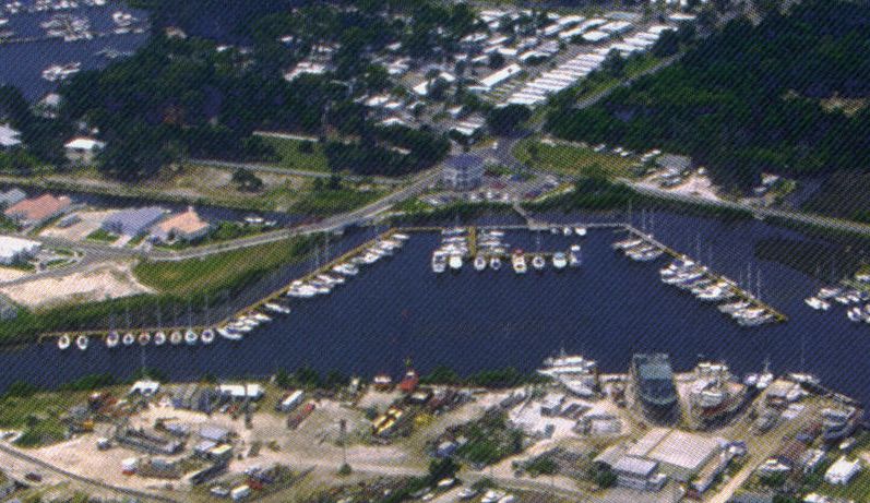 Anclote Isles Marina Aerial